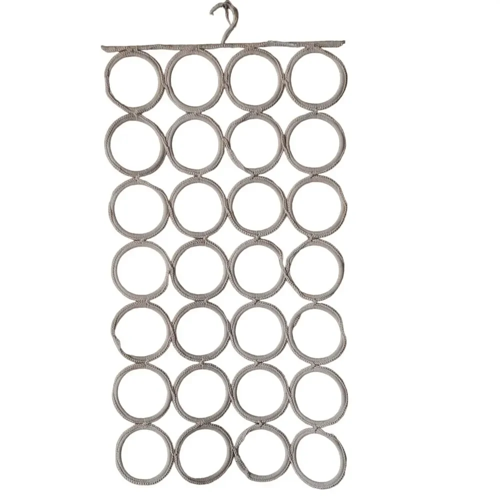3'‎ Foot Hanging Door Storage Hanger Macrame Closet Scarf Organizer IVORY Glam